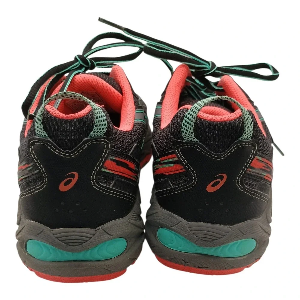 Asics T5N8N Gel-Venture 5 Running Shoes -‎ Black/Coral/Teal - Women's 7.5 EU 39